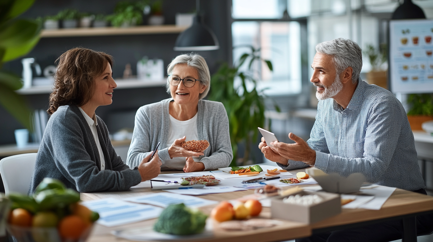 Консультація дієтолога з клієнтом старшого віку